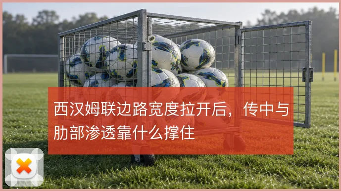 西汉姆联边路宽度拉开后,传中与肋部渗透靠什么撑住